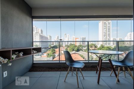 Studio para alugar com 41m², 1 quarto e sem vagaVaranda
