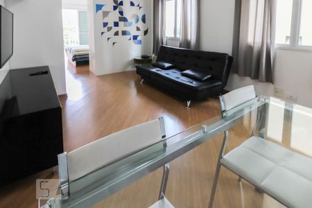 Sala de apartamento para alugar com 1 quarto, 40m² em Vila Olímpia, São Paulo