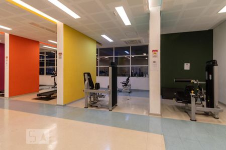 Apartamento para alugar com 39m², 1 quarto e 1 vaga Apartamento para alugar com 39m², 1 quarto e 1 vagaÁrea comum - Academia