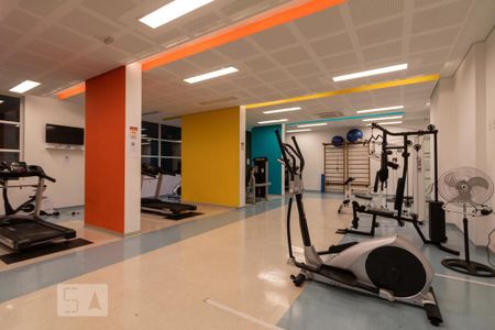 Apartamento para alugar com 39m², 1 quarto e 1 vaga Apartamento para alugar com 39m², 1 quarto e 1 vagaÁrea comum - Academia