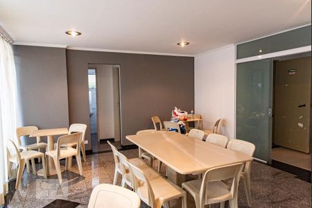 Apartamento para alugar com 34m², 1 quarto e 2 vagasSalão de festas