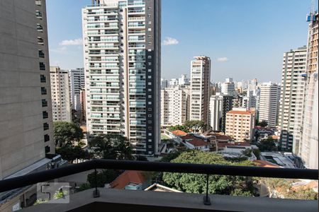 Vista da varanda de apartamento para alugar com 1 quarto, 34m² em Liberdade, São Paulo
