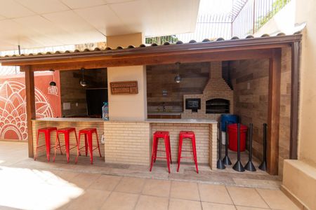 Área comum - Churrasqueira de apartamento para alugar com 1 quarto, 35m² em Tijuca, Rio de Janeiro