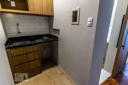 Studio para alugar com 29m², 1 quarto e sem vaga Studio para alugar com 29m², 1 quarto e sem vagaCozinha