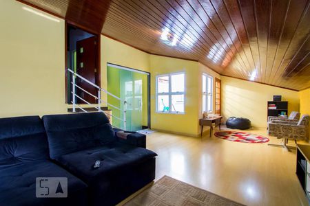 Sala de TV de casa à venda com 4 quartos, 348m² em Parque das Nações, Santo André