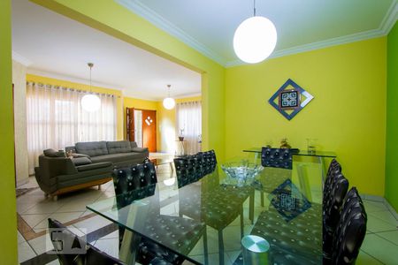 Sala de Jantar de casa à venda com 4 quartos, 348m² em Parque das Nações, Santo André
