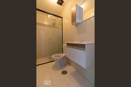 Banheiro de kitnet/studio à venda com 1 quarto, 34m² em Santa Cecília, São Paulo