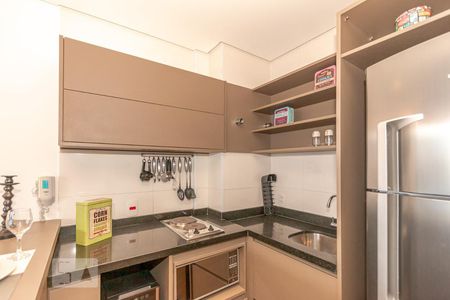 Cozinha de kitnet/studio para alugar com 1 quarto, 33m² em Chácara Santo Antônio (zona Sul), São Paulo