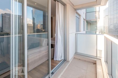 Studio à venda com 33m², 1 quarto e 1 vagaVaranda