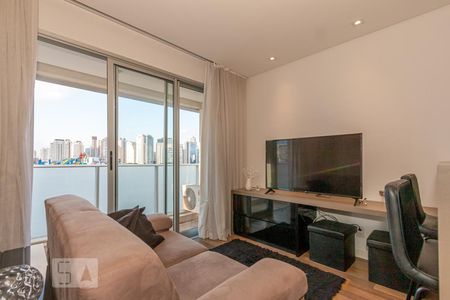 Sala de kitnet/studio para alugar com 1 quarto, 33m² em Chácara Santo Antônio (zona Sul), São Paulo