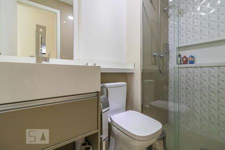 Banheiro Social de apartamento à venda com 2 quartos, 59m² em Tamboré, Barueri