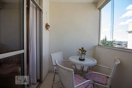 Varanda de apartamento para alugar com 3 quartos, 85m² em Santa Branca, Belo Horizonte