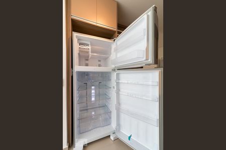 Studio para alugar com 38m², 1 quarto e 1 vagaCozinha - geladeira