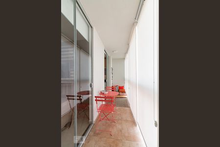 Studio para alugar com 38m², 1 quarto e 1 vagaVaranda