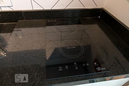 Studio para alugar com 38m², 1 quarto e 1 vagaCozinha - cooktop de indução