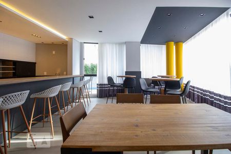 Studio para alugar com 40m², 1 quarto e 1 vagaArea comum - salão de festas