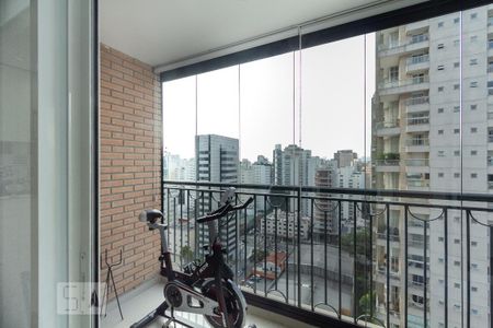 Varanda de apartamento para alugar com 1 quarto, 48m² em Vila Nova Conceição, São Paulo