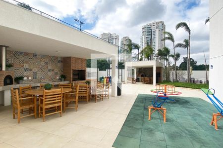 Apartamento à venda com 53m², 1 quarto e 2 vagasChurrasqueira
