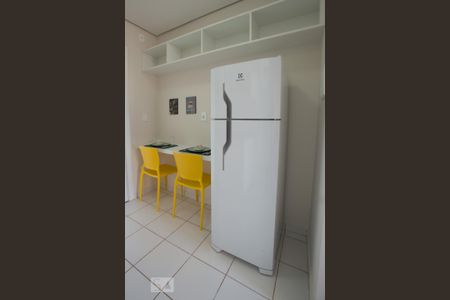 Cozinha de kitnet/studio para alugar com 1 quarto, 22m² em Iguatemi, Ribeirão Preto