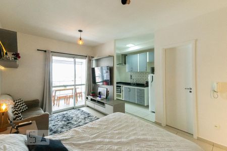 Sala e Quarto de apartamento para alugar com 1 quarto, 37m² em Moema, São Paulo