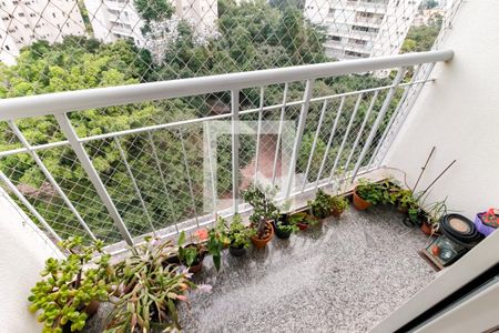 Varanda da Sala de apartamento à venda com 3 quartos, 70m² em Jardim Londrina, São Paulo