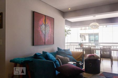 Sala de apartamento para alugar com 1 quarto, 74m² em Cidade Monções, São Paulo