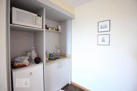 Flat - Cozinha de kitnet/studio para alugar com 1 quarto, 35m² em Vila Clementino, São Paulo