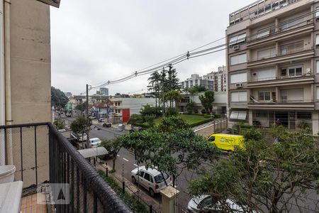 Varanda da Sala de apartamento à venda com 1 quarto, 34m² em Auxiliadora, Porto Alegre