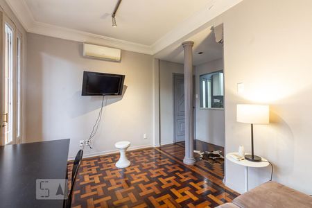 Sala de apartamento à venda com 1 quarto, 34m² em Auxiliadora, Porto Alegre