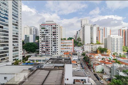 Vista de kitnet/studio para alugar com 1 quarto, 25m² em Cerqueira César, São Paulo