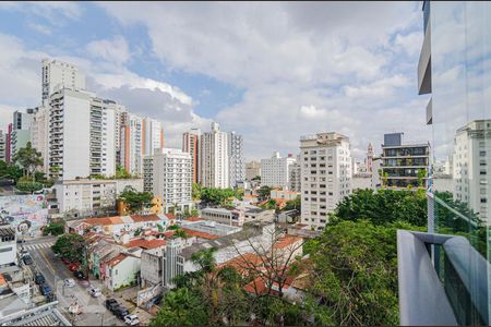Vista de kitnet/studio para alugar com 1 quarto, 25m² em Cerqueira César, São Paulo