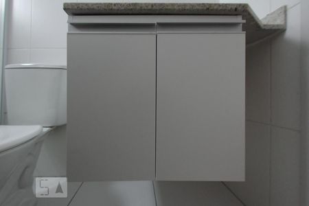Apartamento para alugar com 63m², 2 quartos e 1 vagaBanheiro da suíte - gabinete da pia