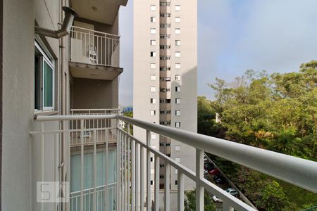 Varanda da Sala de apartamento para alugar com 2 quartos, 47m² em Vila Andrade, São Paulo