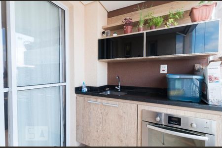 Varanda da Sala de apartamento para alugar com 2 quartos, 56m² em Vila Caraguatá, São Paulo