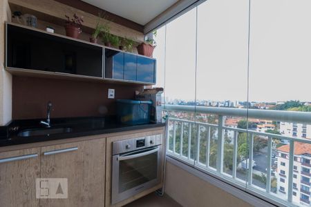 Varanda da Sala de apartamento para alugar com 2 quartos, 56m² em Vila Caraguatá, São Paulo
