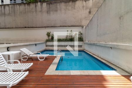 Área comum - Piscina de apartamento para alugar com 1 quarto, 43m² em Pompeia, São Paulo