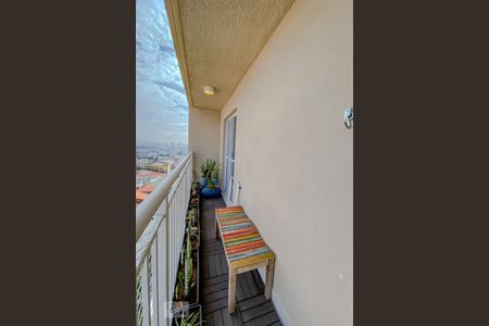 Studio à venda com 37m², 1 quarto e sem vagaVaranda