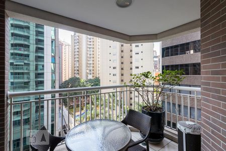 Varanda de apartamento à venda com 1 quarto, 41m² em Vila Olímpia, São Paulo