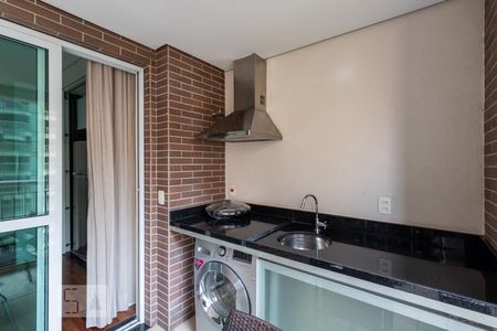 Varanda de apartamento à venda com 1 quarto, 41m² em Vila Olímpia, São Paulo
