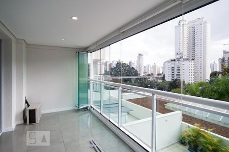 Varanda de apartamento à venda com 1 quarto, 49m² em Campo Belo, São Paulo