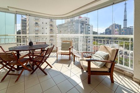 Varanda de apartamento para alugar com 2 quartos, 90m² em Cerqueira César, São Paulo