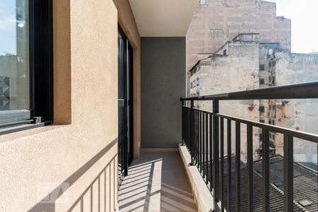 Studio à venda com 26m², 1 quarto e sem vagaVaranda