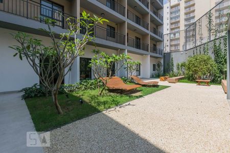 Studio à venda com 26m², 1 quarto e sem vagaÁrea comum - Área externa