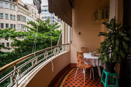 Varanda da Sala de apartamento à venda com 2 quartos, 100m² em Copacabana, Rio de Janeiro