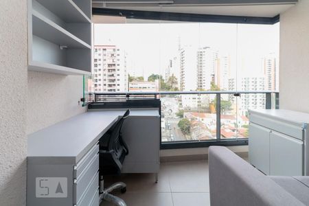 Studio à venda com 26m², 1 quarto e sem vagaVaranda