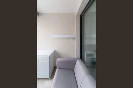 Studio à venda com 26m², 1 quarto e sem vagaVaranda