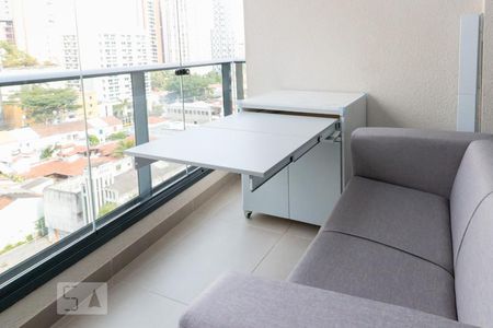 Studio à venda com 26m², 1 quarto e sem vagaVaranda