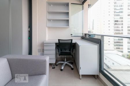 Studio à venda com 26m², 1 quarto e sem vagaVaranda