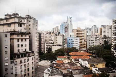 Vista da Sala de kitnet/studio para alugar com 1 quarto, 24m² em Consolação, São Paulo