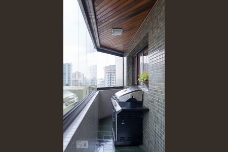 Varanda da Sala de apartamento à venda com 4 quartos, 240m² em Santo Antônio, São Caetano do Sul